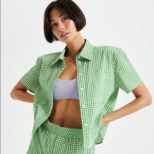 Aritzia Sunday Best Eliza Button Up